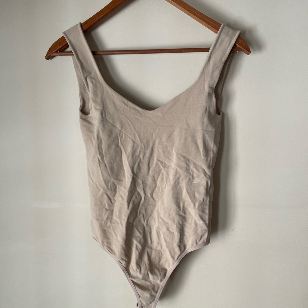 Free People Intimately Nude Bodysuit Size Medium/ Large